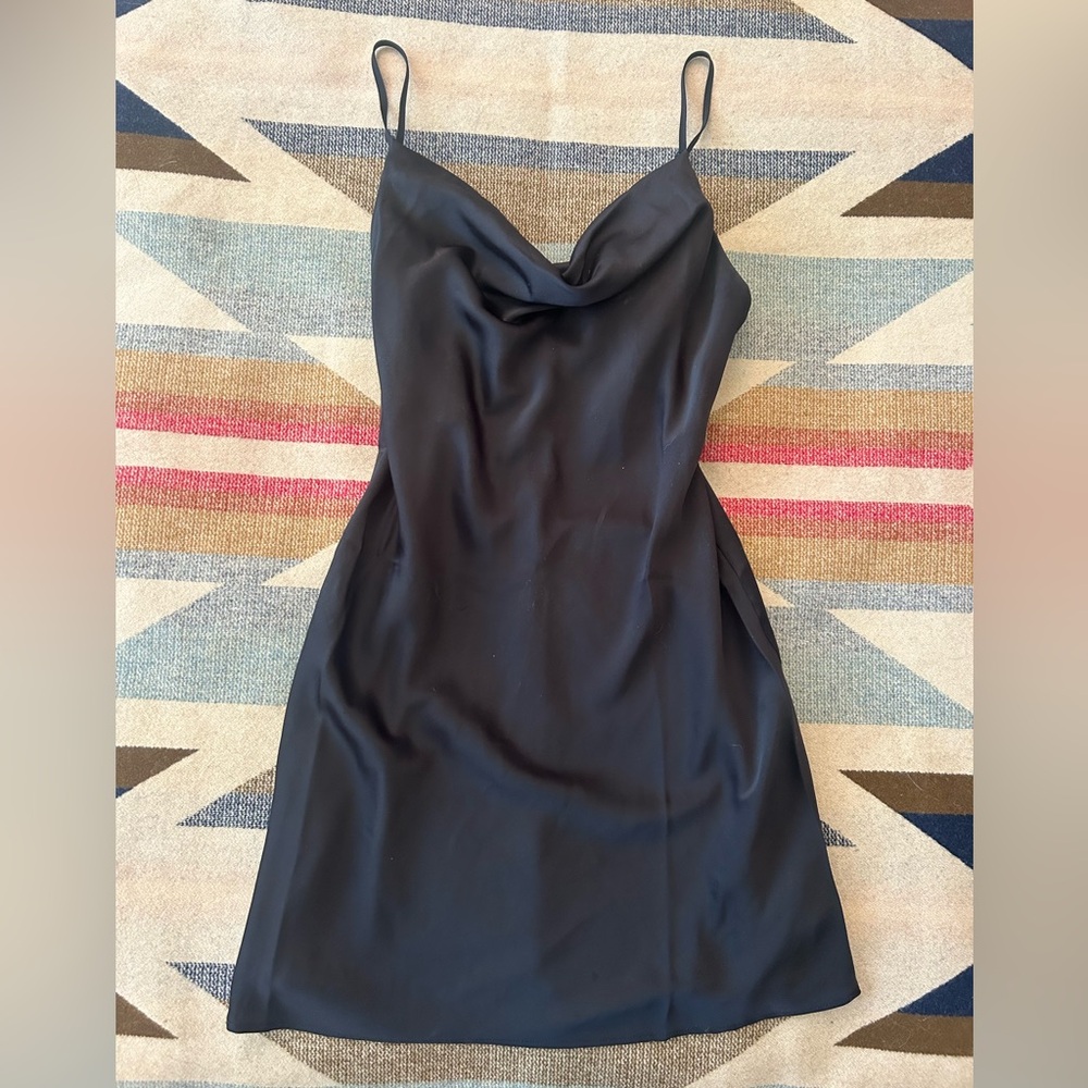 Black Silk Dress